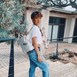 DNKY graffiti back pack